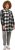 Ulla Popken Mixed Plaid Long Sleeve Button Down Shacket Black - Μπουφάν - 