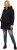 Ulla Popken HYPRAR Triple Function Fully Lined Waterproof Coat Black - Μπουφάν - 