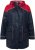 Ulla Popken HYPRAR Colorblock Triple Function Frisian Jacket Navy - Μπουφάν - 