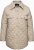 Ulla Popken Quilted Water Repellent Shirt Jacket Medium Grey - Μπουφάν - 