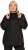 Ulla Popken Lightweight Rain Jacket Black - Μπουφάν - 