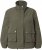 Ulla Popken Cargo Style Elastic Hem Jacket Olive Grey - Μπουφάν - 