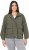 Ulla Popken Cargo Style Elastic Hem Jacket Olive Grey - Μπουφάν - 