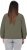 Ulla Popken Cargo Style Elastic Hem Jacket Olive Grey - Μπουφάν - 