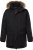 Men Plus Parka With Fur Hood Black - Μπουφάν - Aνδρικά μπουφαν μεγάλα μεγέθη