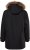Men Plus Parka With Fur Hood Black - Μπουφάν - Aνδρικά μπουφαν μεγάλα μεγέθη