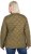 Ulla Popken HYPRAR Lightweight Quilted Water-Repellent Jacket Olive - Μπουφάν - 