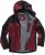 Ulla Popken HYPRAR Lightweight Triple Function Jacket Dark Berry - Μπουφάν - 