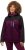 Ulla Popken HYPRAR Lightweight Triple Function Jacket Dark Berry - Μπουφάν - 