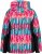 Ulla Popken HYPRAR Graphic Stripe Fully Lined Ski Jacket Teal - Μπουφάν - 