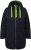 Ulla Popken HYPRAR Triple Function Contrast Trim Quilted Lining Jacket Navy - Μπουφάν - 