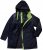Ulla Popken HYPRAR Triple Function Contrast Trim Quilted Lining Jacket Navy - Μπουφάν - 