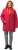 Ulla Popken HYPRAR Triple Function Contrast Trim Quilted Lining Jacket Salsa Red - Μπουφάν - 