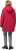 Ulla Popken HYPRAR Triple Function Contrast Trim Quilted Lining Jacket Salsa Red - Μπουφάν - 