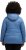 Ulla Popken Reversible Butterfly Print Fully Lined Quilted Jacket Blue Denim - Μπουφάν - 