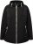 Ulla Popken Hyprar Quilt Mix Jacket Black - Μπουφάν - 