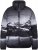 Ulla Popken HYPRAR Mountain Scene Performance Puffer Jacket Black - Μπουφάν - 