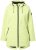 Ulla Popken Hyprar Soft Shell Water Repellent Hooded Jacket Lime Green - Μπουφάν - 