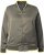 Ulla Popken Reversible Leopard Print College Collar Jacket Olive Grey - Μπουφάν - 