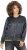 Ulla Popken Reversible Leopard Print College Collar Jacket Olive Grey - Μπουφάν - 