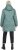 Ulla Popken HYPRAR Drawstring Waist Parka Grey Green - Μπουφάν - 