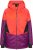 Ulla Popken HYPRAR Performance Colorblock Ski Jacket Coral - Μπουφάν - 