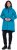 Ulla Popken HYPRAR Triple-Function Longline Jacket Turquoise - Μπουφάν - 