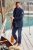 JP1880 Jacket Water-repellent Herringbone Insert Navy - Μπουφάν - Aνδρικά μπουφαν μεγάλα μεγέθη