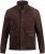 JP1880 Leather Jacket Goat Suede Espresso Brown - Μπουφάν - Aνδρικά μπουφαν μεγάλα μεγέθη