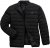 JP1880 Jacket Quilted Stand-up Collar Black - Μπουφάν - Aνδρικά μπουφαν μεγάλα μεγέθη