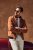 JP1880 Jacket Leather Lamb Nappa Brown - Μπουφάν - Aνδρικά μπουφαν μεγάλα μεγέθη