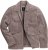 JP1880 Leather Jacket Lamskin Suede Grey - Μπουφάν - Aνδρικά μπουφαν μεγάλα μεγέθη