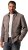 JP1880 Leather Jacket Lamskin Suede Grey - Μπουφάν - Aνδρικά μπουφαν μεγάλα μεγέθη