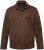JP1880 Leather Jacket Nubuck Shirt Collar Brown - Μπουφάν - Aνδρικά μπουφαν μεγάλα μεγέθη