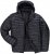 JAY-PI Lightly Quilted Jacket with a Hoodie Black - Μπουφάν - Aνδρικά μπουφαν μεγάλα μεγέθη
