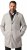 JP1880 Wool Blend Coat with Nylon Insert Grey - Μπουφάν - Aνδρικά μπουφαν μεγάλα μεγέθη