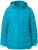 Ulla Popken Quilted Water Repellent Jacket Turquoise - Μπουφάν - 