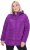 Ulla Popken Quilted Water Repellent Jacket Dark Purple - Μπουφάν - 