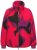 Ulla Popken Abstract Print Zip Fleece Jacket Pink Berry - Μπουφάν - 