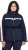 Ulla Popken Triple Function Racing Stripe Jacket Navy - Μπουφάν - 