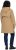 Ulla Popken Hooded with Zippered Pockets and Zippered Side Slits Jacket Mocha - Μπουφάν - 