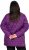 Ulla Popken HYPRAR Water-Repellent Quilted Jacket Plum - Μπουφάν - 