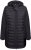 Ulla Popken HYPRAR Mixed Texture Water-Repellent Jacket Black - Μπουφάν - 