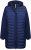 Ulla Popken HYPRAR Mixed Texture Water-Repellent Jacket Night Blue - Μπουφάν - 