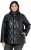 Ulla Popken Faux Leather Quilted Jacket Black - Μπουφάν - 