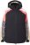 Ulla Popken HYPRAR Patchwork Sleeve Performance Jacket Black - Μπουφάν - 