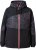 Ulla Popken Neon Ripple Performance Snow Jacket Black - Μπουφάν - 