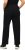 Ulla Popken Pull On Knit Straight Leg Pocket Pants Black - ΓΥΝΑΙΚΕΊΑ ΡΟΎΧΑ 40-66 - 