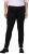 Ulla Popken Denim Look All Elastic Pocket Sienna Jeggings Black - Τζιν & Παντελόνια για Γυναίκες σε Μεγάλες Μεγέθη – Plus Size - 