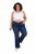 Ulla Popken Marie Fit Bootcut Stretch Jeans Blue Denim - Ulla Popken - Ρούχα Ulla Popken Plus Size